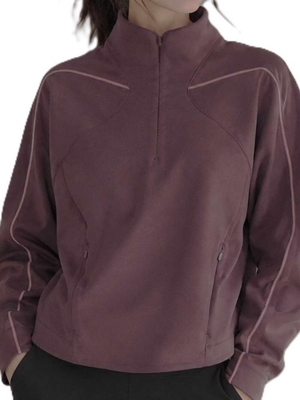 Nike Universa Dri-FIT 1/4-Zip Loose Fit Crop Pullover
